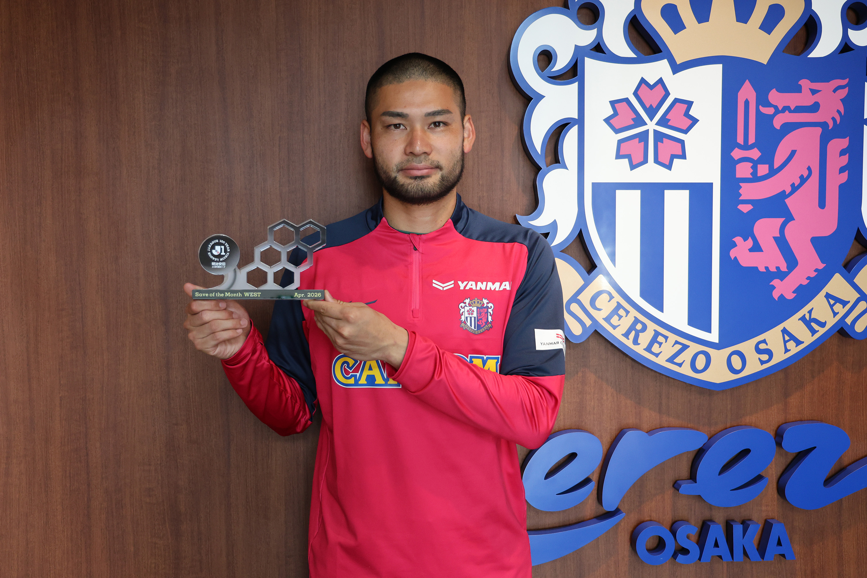 中村 航輔選手 4月度「明治安田Jリーグ百年構想リーグ 月間ベスト